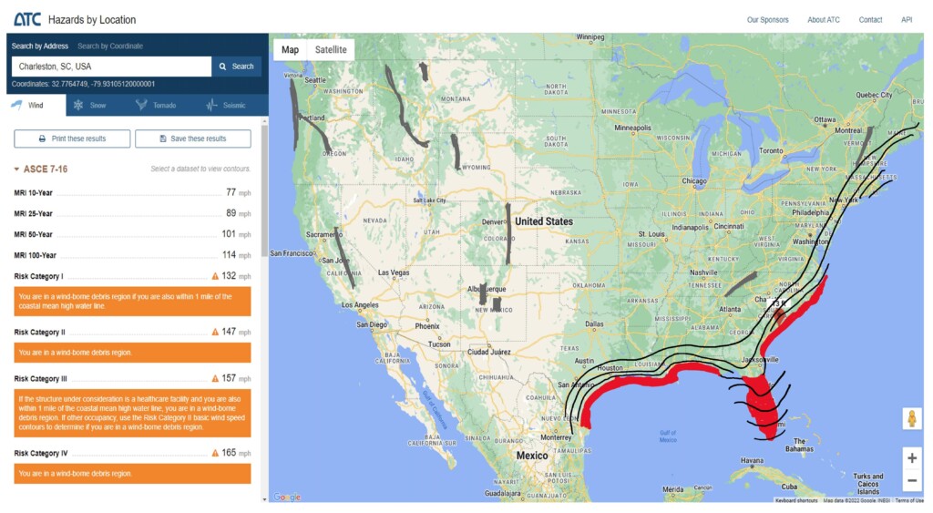 continental wind loads