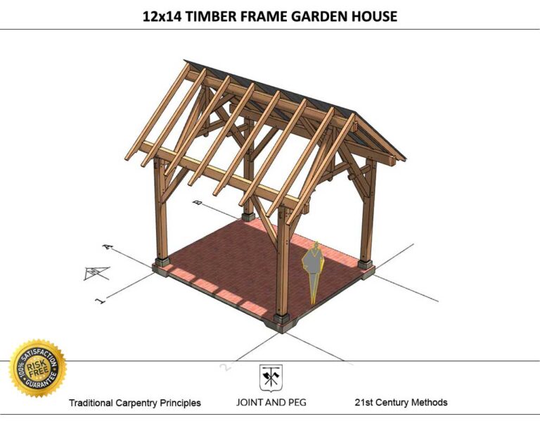 12x14 Garden House Plan