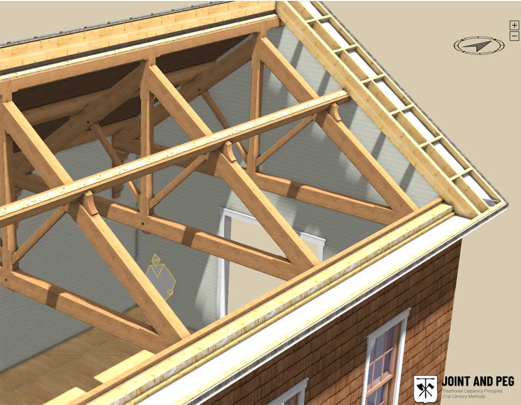 method_to_install_structural_timber_frame_trusses