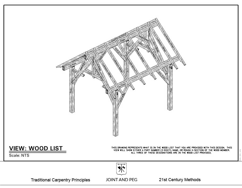 wood frame construction drawing