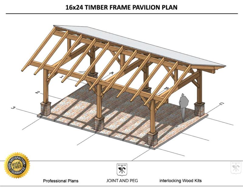 16X24-timber-frame-pavilion-plan