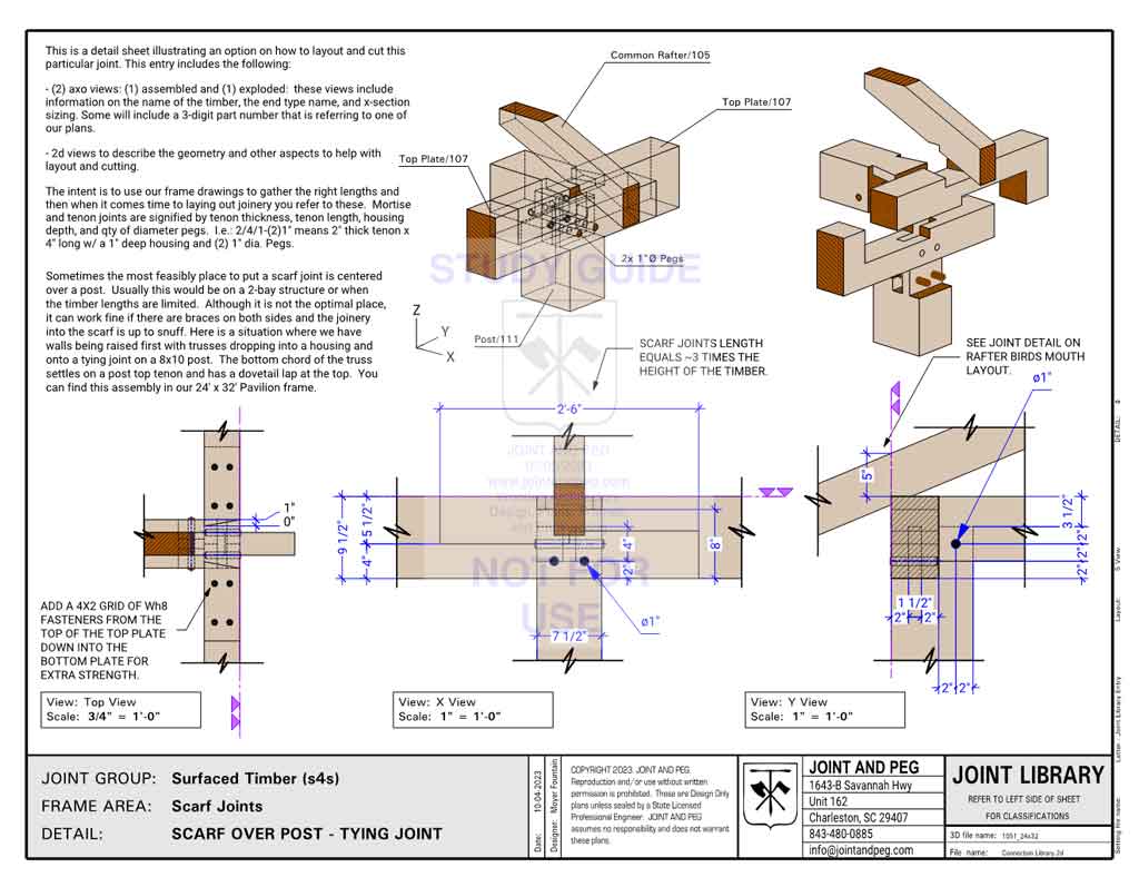 scarf-joint-over-a-post
