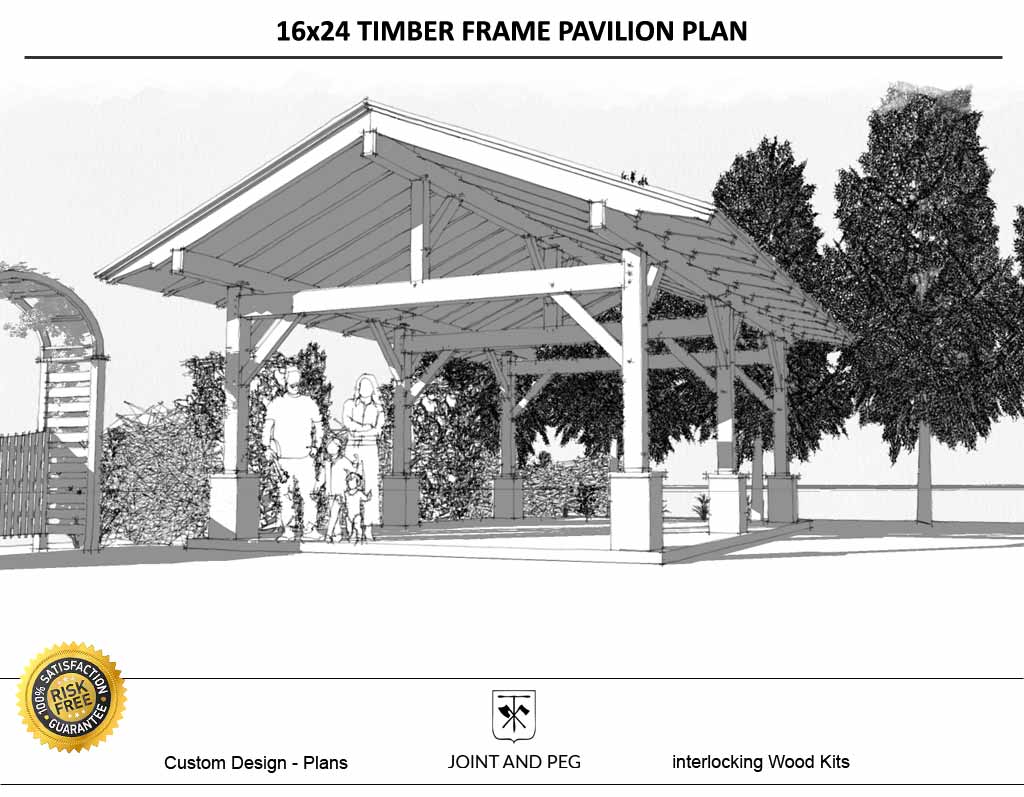 6x6 Timber Frame Pavilion