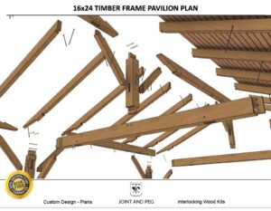 16x24-timber-frame-kit-joinery