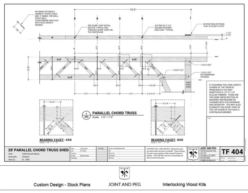 16x31 Sawmill Shed Plan